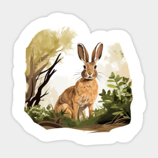 Wild Rabbit Sticker